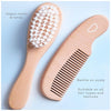 Kit de Escova & Pente de Madeira Infantil KylieBaby - KylieBaby Babytunes