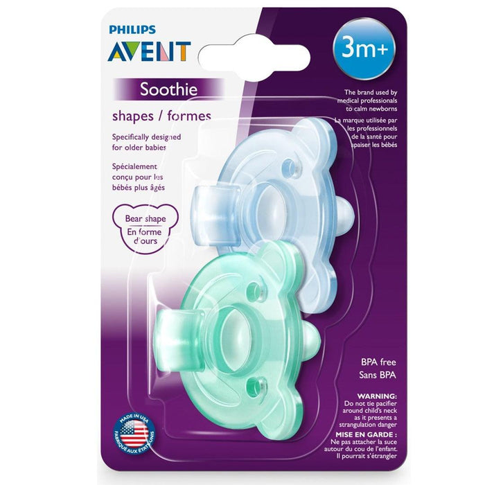 
    Kit Chupeta Avent Soothie Bear 2 Peças Azul/Verde 3M+ - Philips Avent Babytunes
  