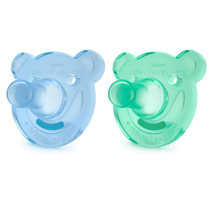 
    Kit Chupeta Avent Soothie Bear 2 Peças Azul/Verde 3M+ - Philips Avent Babytunes
  