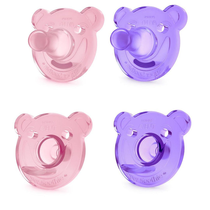 
    Kit Chupeta Avent Soothie Bear 2 Peças Lilás/Rosa 0-3M - Philips Avent Babytunes
  