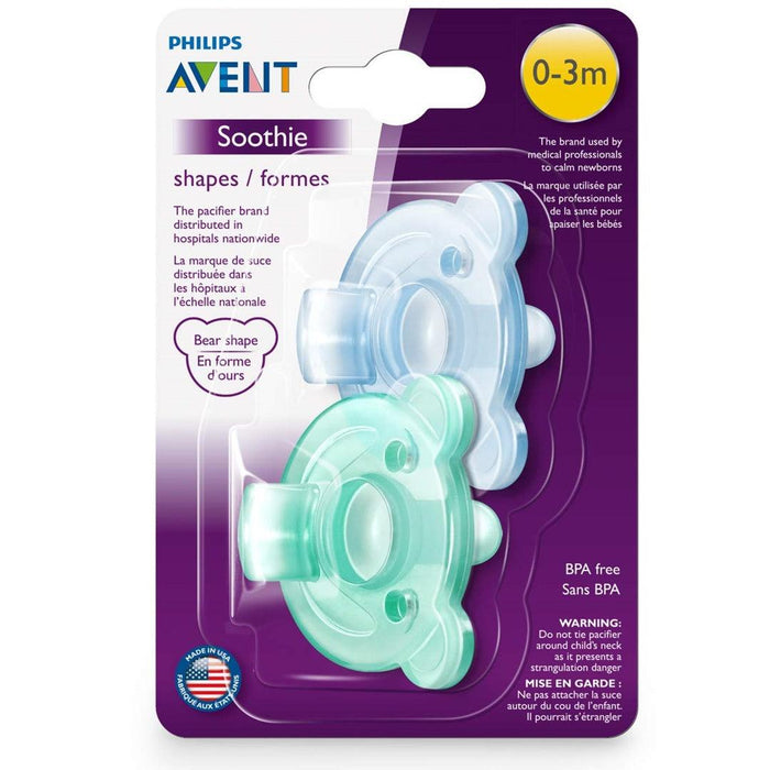 
    Kit Chupeta Avent Soothie Bear 2 Peças Verde/Azul 0-3M - Philips Avent Babytunes
  