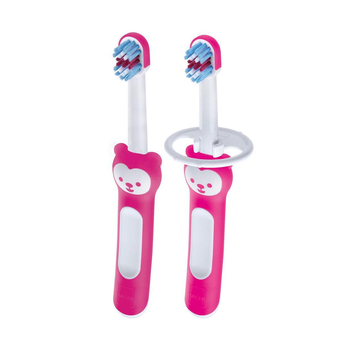 
    Kit Escova Dental Baby's Brush Bear Pink 6M+ - Baby's Brush Babytunes
  