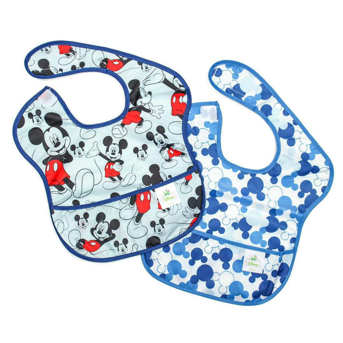
    Kit de Babadores Disney Com 2 Peças Mickey Mouse - Disney Babytunes
  