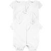 Kit Body Manga Curta 5 Peças Branco - BBTC Babytunes