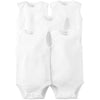 Kit Body Sem Manga 5 Peças Branco - BBTC Babytunes