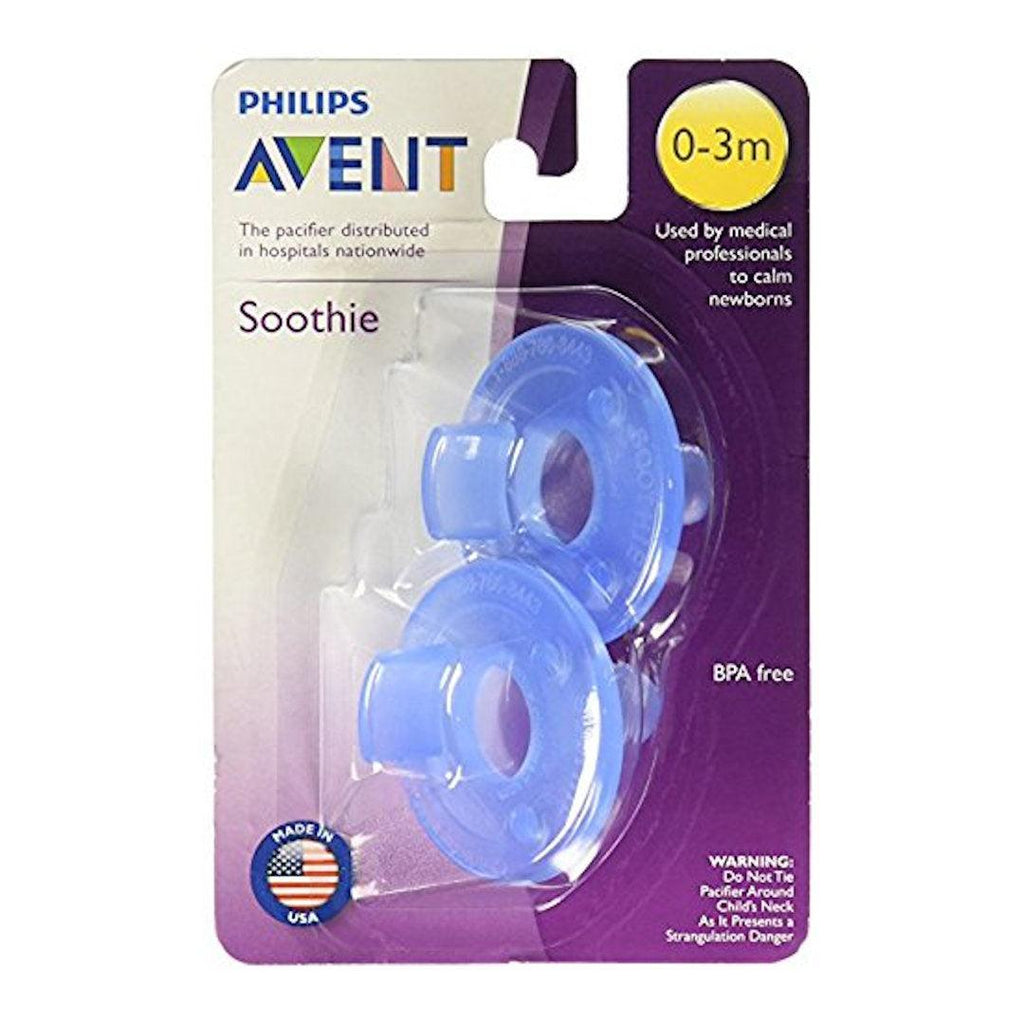 Kit Chupeta Avent Soothie 2 Peças Azul 0-3M - Philips Avent Babytunes