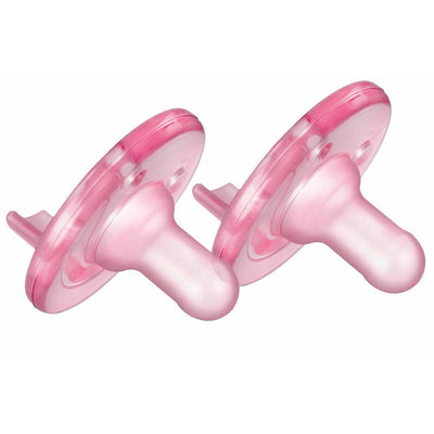 Kit De Mamadeiras & Acessórios Infantil Avent Rosa - Chupeta Soothie de Silicone