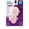 Kit Chupeta Avent Soothie 2 Peças Rosa 3M+ - Philips Avent Babytunes
