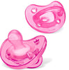 Kit Chupeta Chicco Orthodontic 2 Peças Rosa 6-16M - Chicco Babytunes
