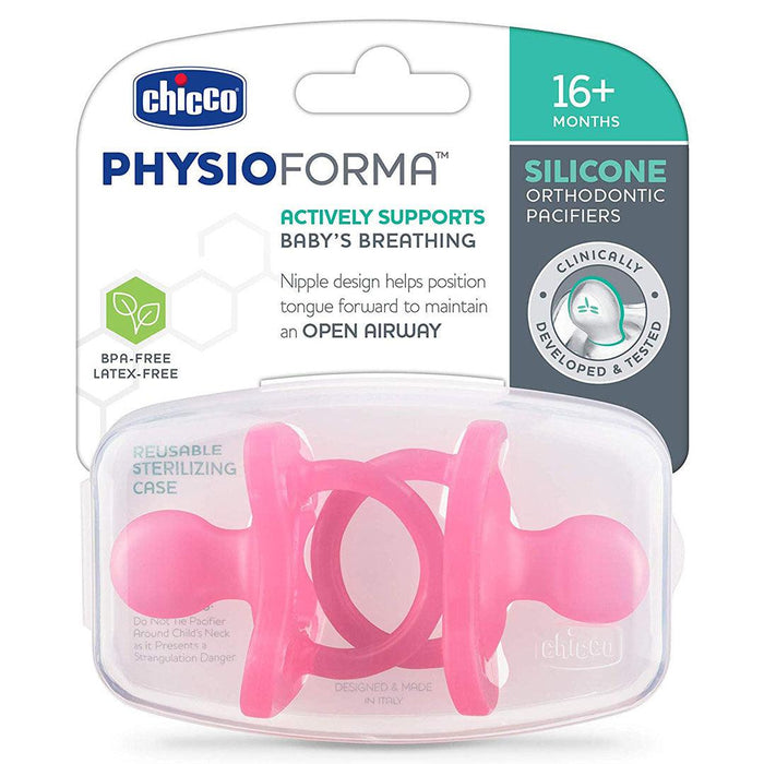 
    Kit Chupeta Chicco Orthodontic 2 Peças Rosa 16M+ - Chicco Babytunes
  