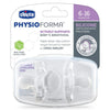 Kit Chupeta Chicco Orthodontic 2 Peças Transparente 6-16M - Chicco Babytunes