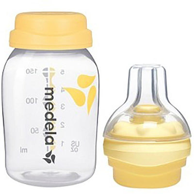 Mamadeira Medela Calma Transparente 150ML - Fácil de Limpar