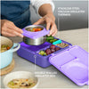 Lancheira Térmica Infantil Omiebox Purple Plum - Omiebox Babytunes