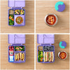 Lancheira Térmica Infantil Omiebox Purple Plum - Omiebox Babytunes