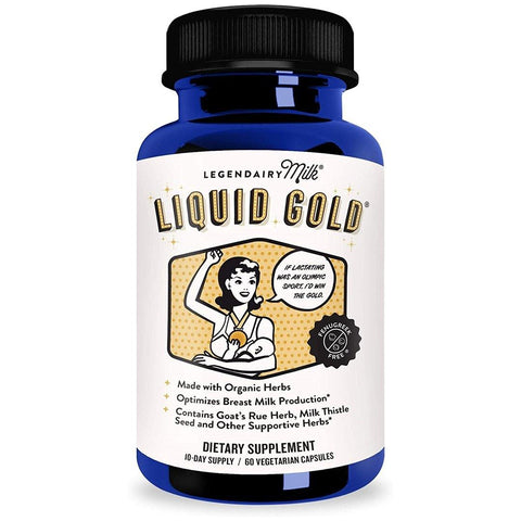 Legendairy Milk Liquid Gold - Suplemento de Amamentação 60 CAPS - Legendairy Milk Babytunes