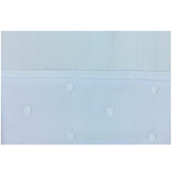
    Lençol Infantil De Berço Em Poá Branco - Babytunes Couture
  