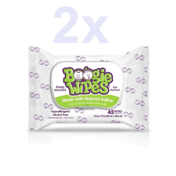 
    Lenços Umedecidos Com Soro Fisiológico para Nariz do Bebê Boogie Wipes Sem Perfume Com 2 Pacotes de 45 Unidades - Boogie Wipes Babytunes
  