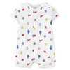 Macacão Curto Sports White - BBTC Babytunes