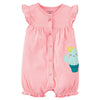 Macacão Curto Striped Cactus - BBTC Babytunes
