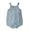 Romper Infantil de Algodão Orgânico Azul - BBTC Babytunes