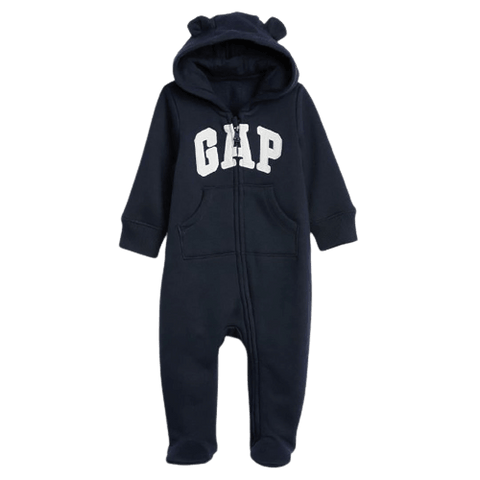 Macacão Gap Com Capuz Bear Navy - Gap Babytunes