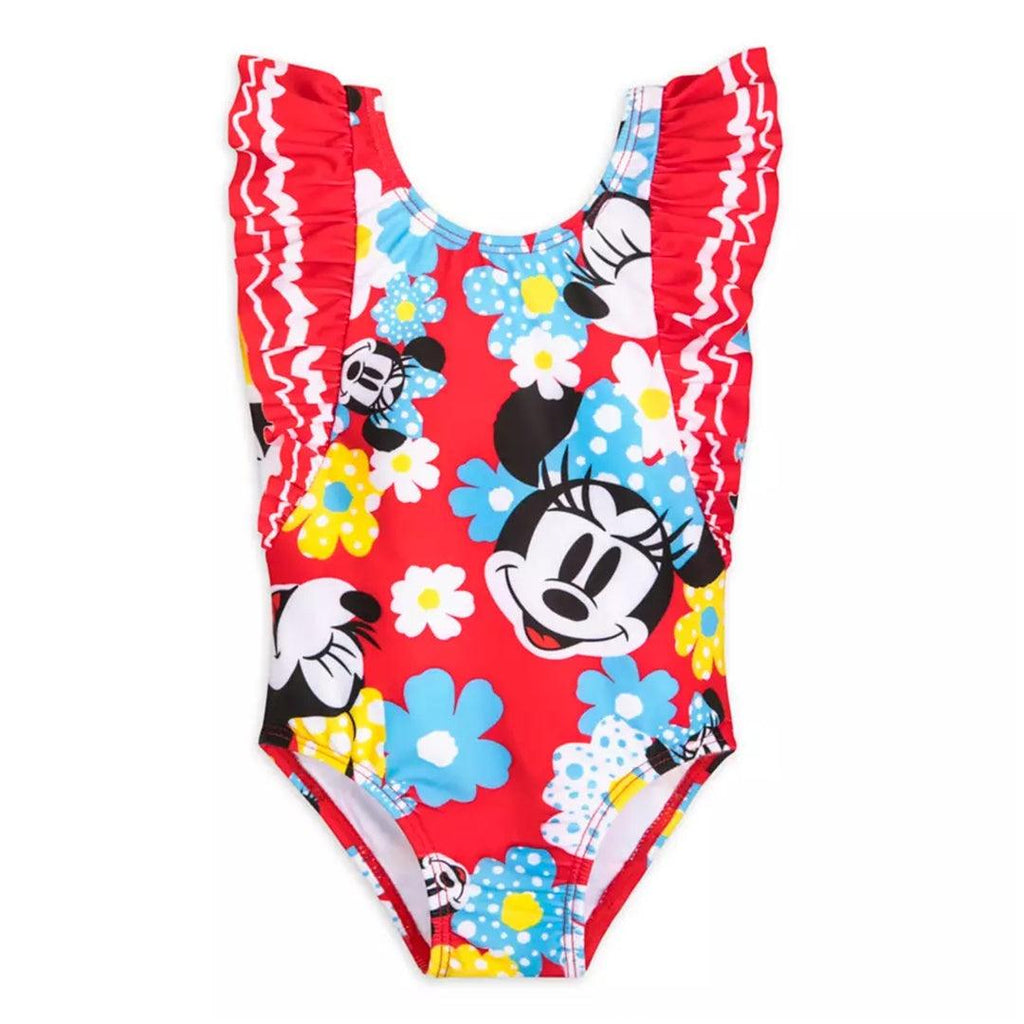 Maiô Infantil Disney Minnie Mouse Floral UV50+ - Disney Babytunes