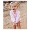 Maiô Infantil Ruffle Butts PolKa Dot Rosa FPS50+ - Ruffle Butts Babytunes