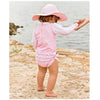 Maiô Infantil Ruffle Butts PolKa Dot Rosa FPS50+ - Ruffle Butts Babytunes