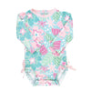 Maiô Infantil Ruffle Butts Fundo do Mar FPS50+ - Ruffle Butts Babytunes
