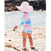 Maiô Infantil Ruffle Butts Pastel Petals FPS50+ - Ruffle Butts Babytunes