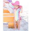 Maiô Infantil Ruffle Butts Rainbow FPS50+ - Ruffle Butts Babytunes