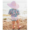 Maiô Infantil Ruffle Butts Florido FPS50+ - Ruffle Butts Babytunes