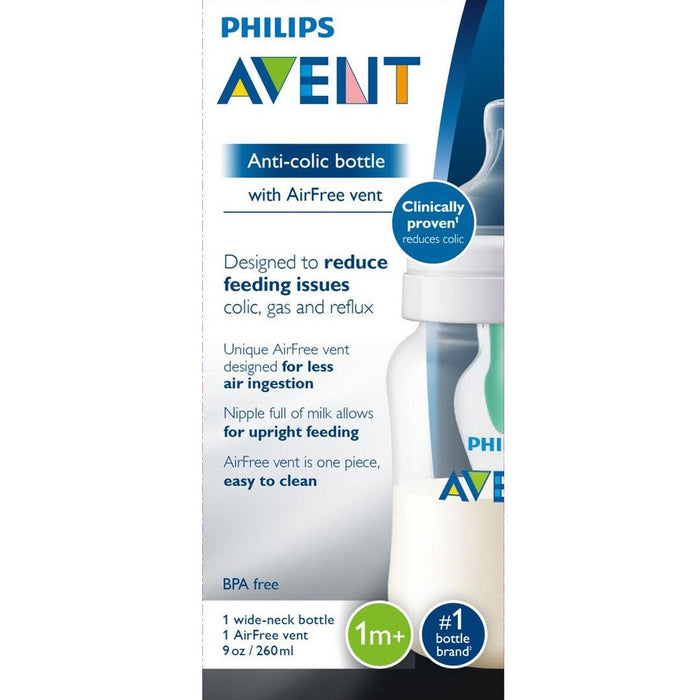 
    Mamadeira Avent Classic Air Free Vent Transparente 260ML - Philips Avent Babytunes
  