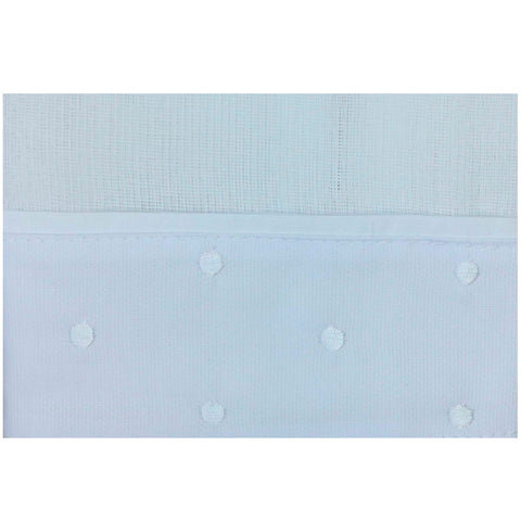 Manta Infantil de Suedine Em Poá Branco - Babytunes Couture