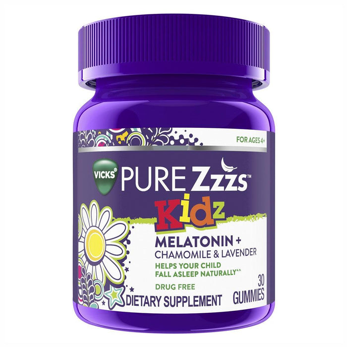 
    Melatonina Infantil Pure ZZZs Kidz Vicks - 30 Gomas - Vicks Babytunes
  