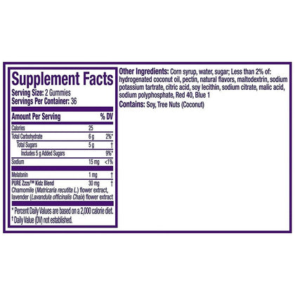 Melatonina Infantil Pure ZZZs Kidz Vicks - 72 Gomas - Vicks Babytunes