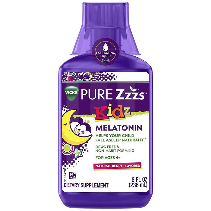 
    Melatonina Líquida Infantil Pure ZZZs Kidz Vicks 236ML - Vicks Babytunes
  
