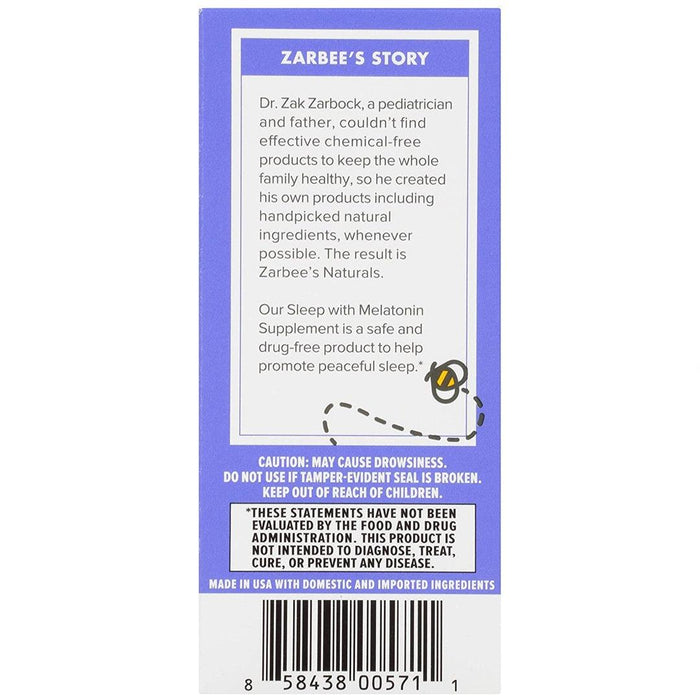 
    Melatonina Líquida Infantil Zarbee's Sleep - Zarbee's Babytunes
  