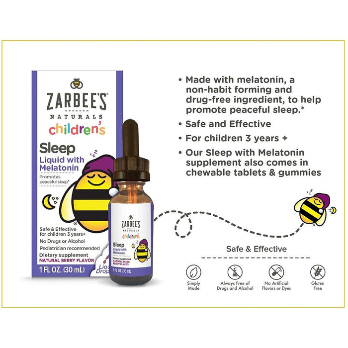 
    Melatonina Líquida Infantil Zarbee's Sleep - Zarbee's Babytunes
  