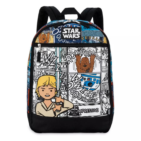 Mochila Infantil Disney Star Wars Em Quadrinhos Preta - Disney Babytunes