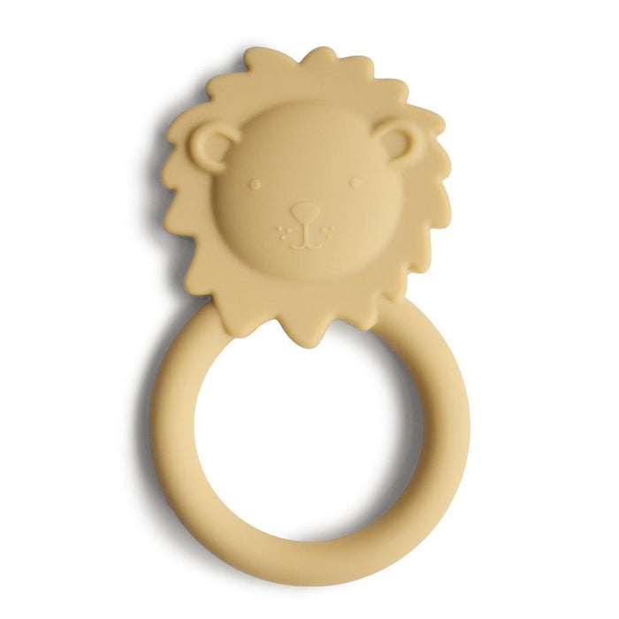 
    Mordedor Infantil Mushie Leão Soft Yellow - Mushie Babytunes
  