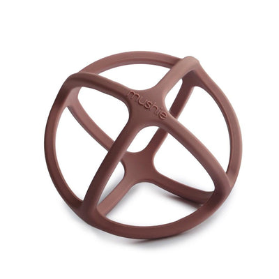 Mordedor Redondo Mushie Woodchuck - Material Seguro