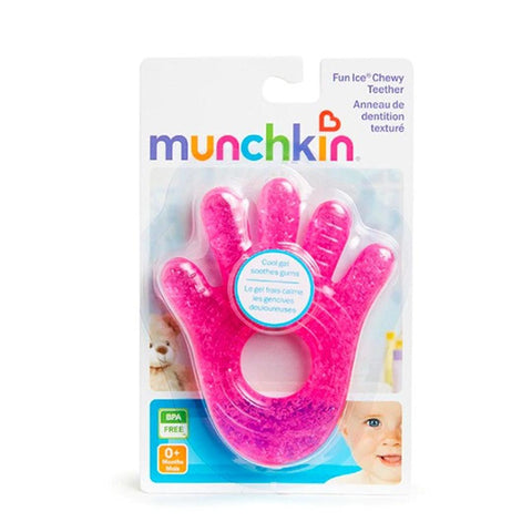 Mordedor Mãozinha Munchkin Rosa - Munchkin Babytunes