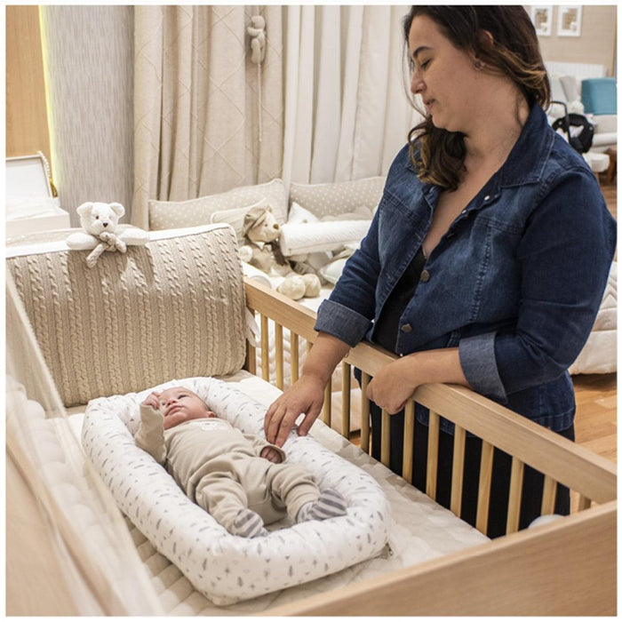 
    Ninho Redutor Infantil Para Berço e Carrinho Nap Kiddo Branco e Cinza - Kiddo Babytunes
  