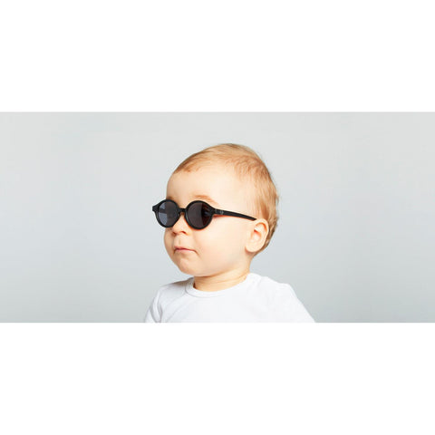 Óculos de Sol Infantil com Proteção UV Izipizi 0-9M Black