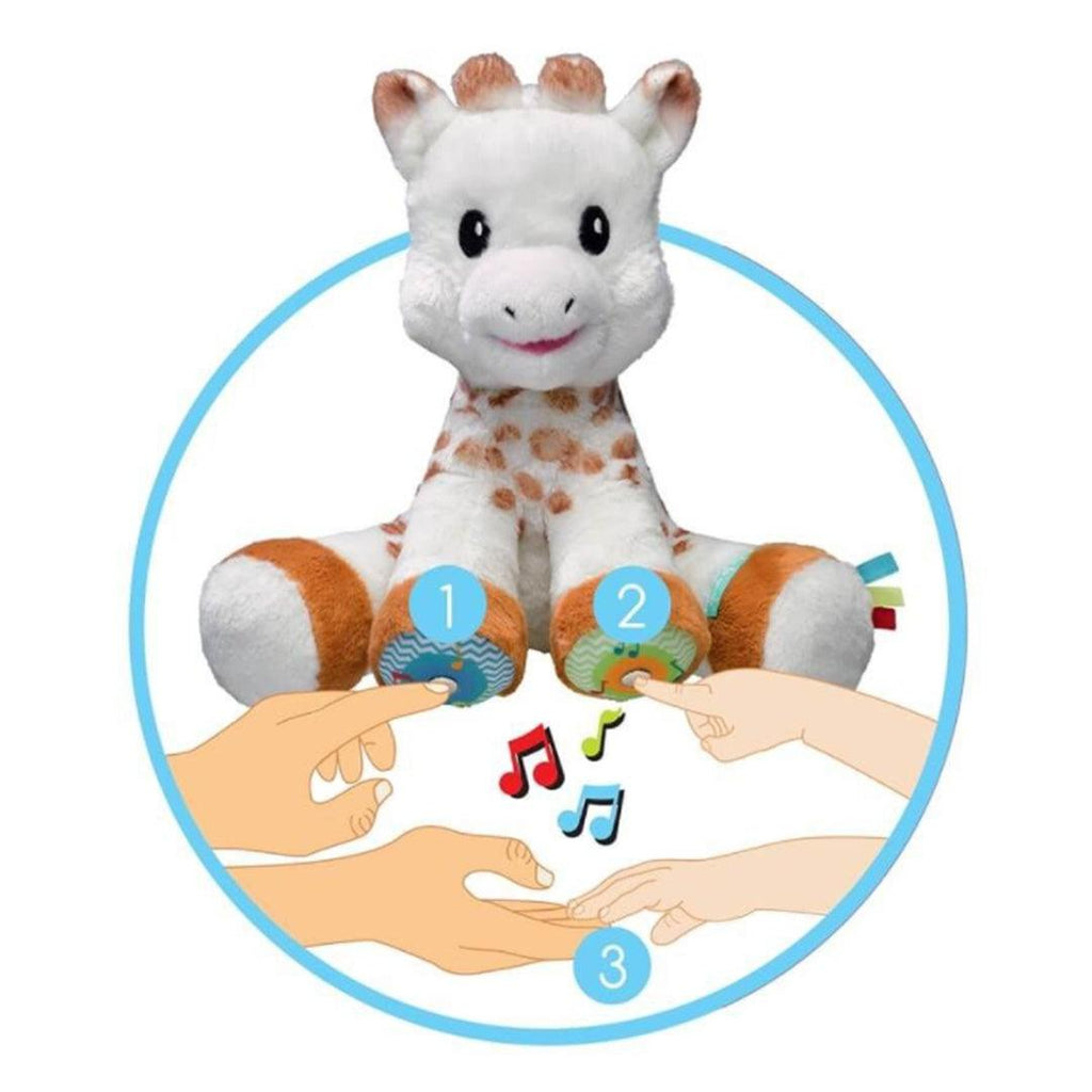 Pelúcia Musical Girafa Sophie - Vulli Sophie la Girafe Babytunes