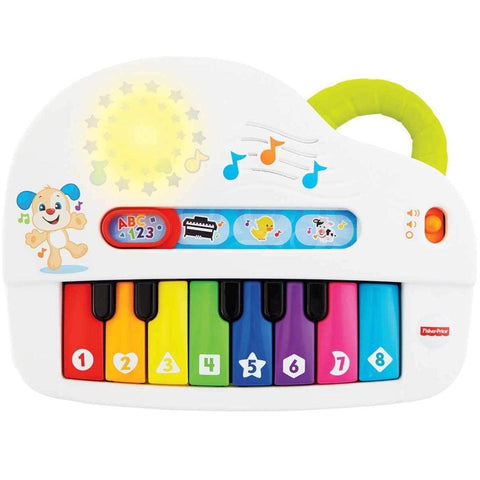 Brinquedo - Piano Cachorrinho Aprendendo a Brincar Fischer Price - Fisher Price Babytunes