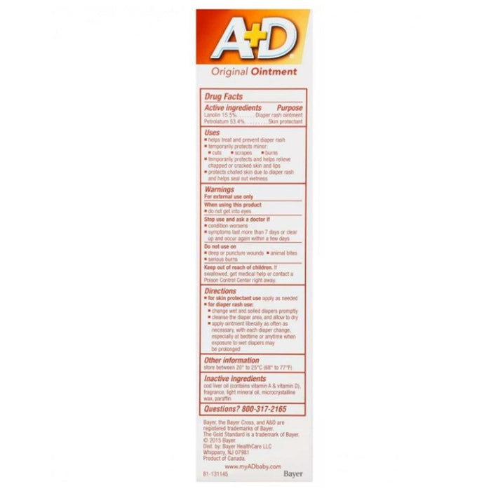 
    Pomada A+D Prevent 113G - A+D Babytunes
  