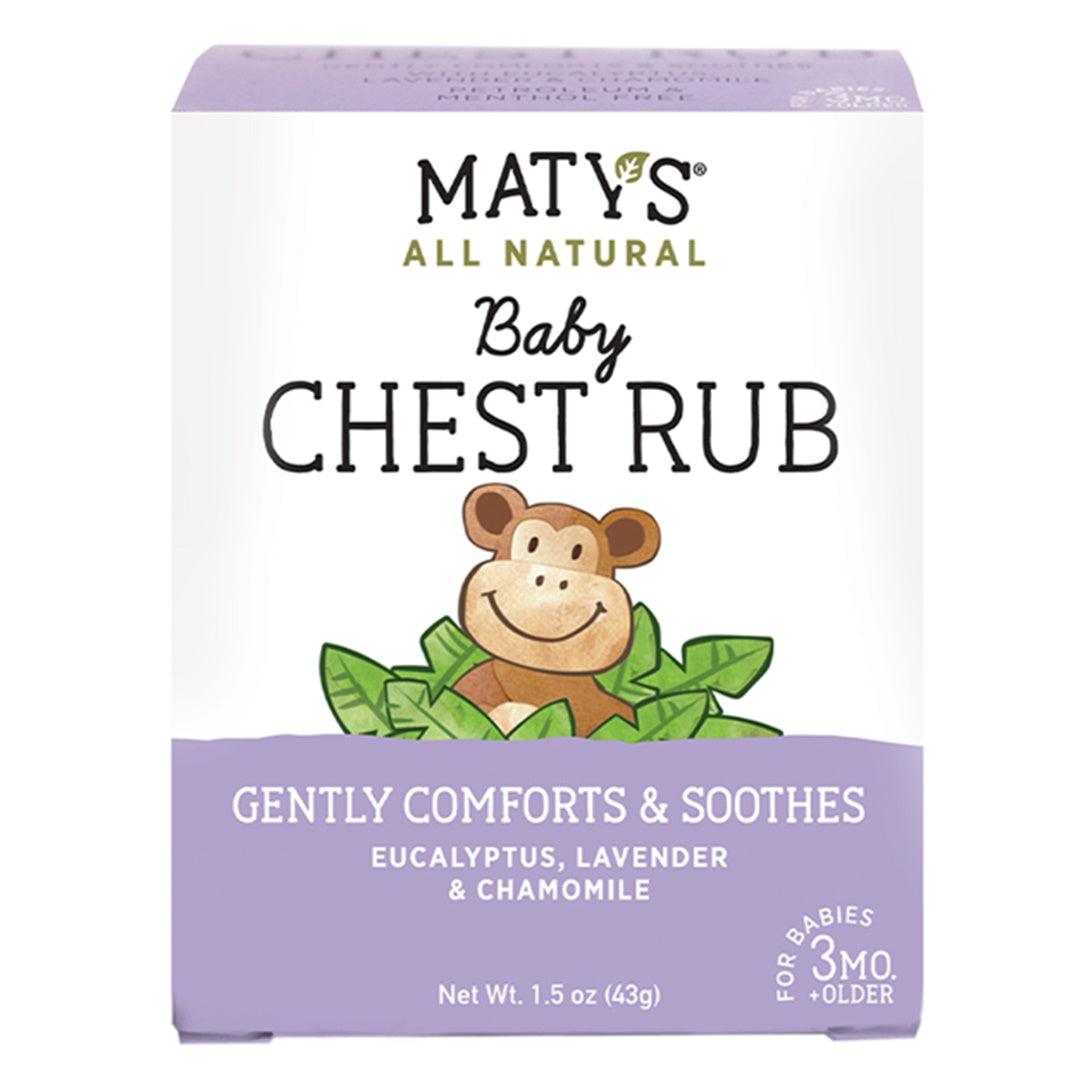 Descongestionante Chest Rub Infantil Orgânico Maty's 42G - Maty's Babytunes by Vanessa