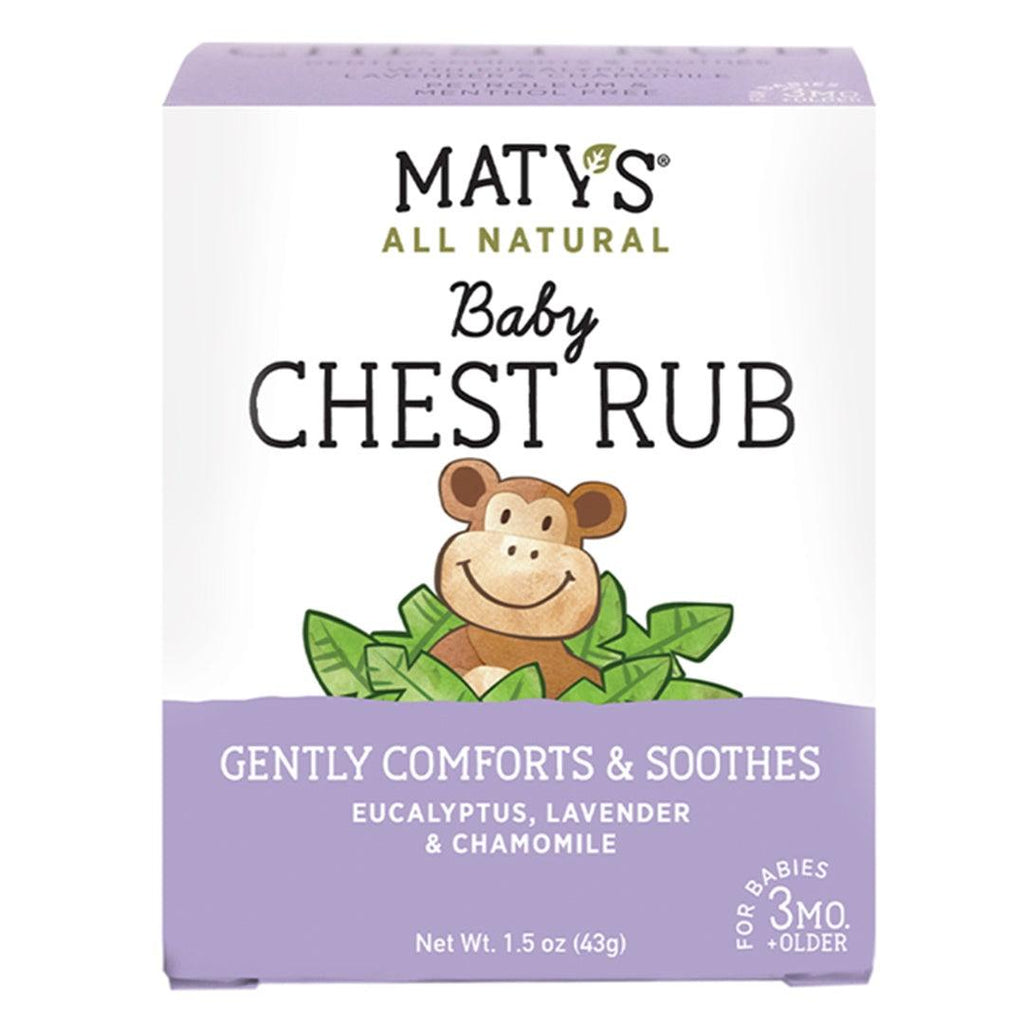 Descongestionante Chest Rub Infantil Orgânico Maty's 42G – Babytunes